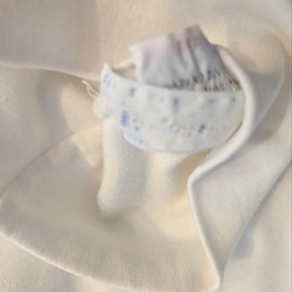 Vintage 1990s Oshkosh B'gosh White Car Patterned Turtleneck